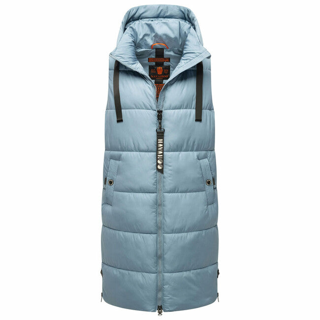 Navahoo Schnuffelchen női hosszú mellény, powder blue