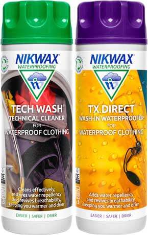 Nikwax Twin Tech Wash / TX.Direct Wash-In készlet 2 db készítmény, 300ml
