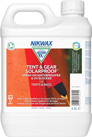 Nikwax Tent & Gear Solar Proof impregnáló sátor és kültéri felszereléshez, 2.5l