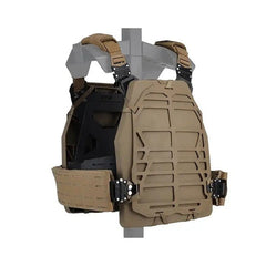 DRAGOWA Tactical Outlaw lemeztartó mellény, coyote