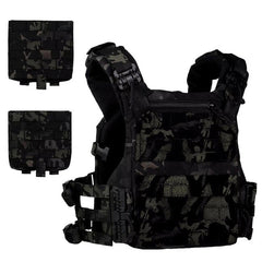 DRAGOWA Tactical Sentinel lemeztartó mellény, CP black