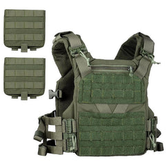 DRAGOWA Tactical Sentinel lemeztartó mellény, olívazöld