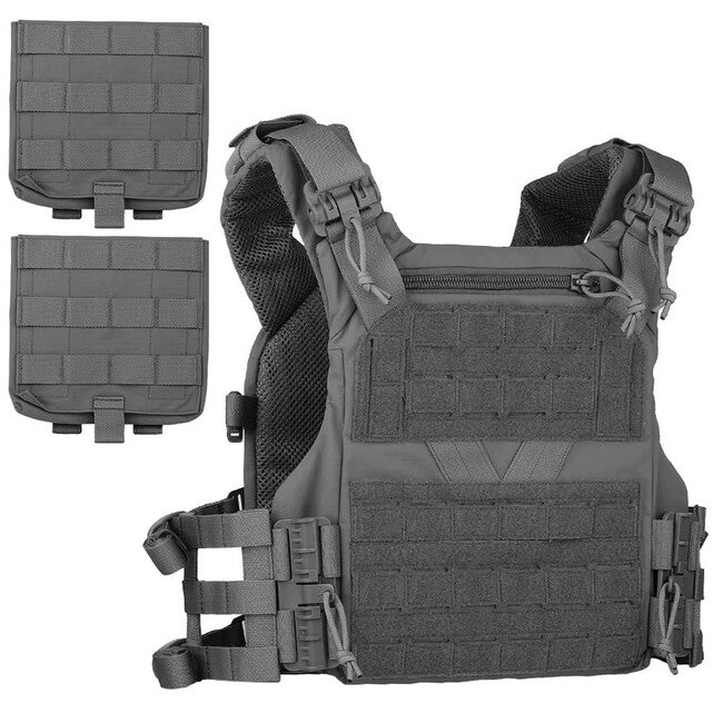 DRAGOWA Tactical Sentinel lemeztartó mellény, szürke