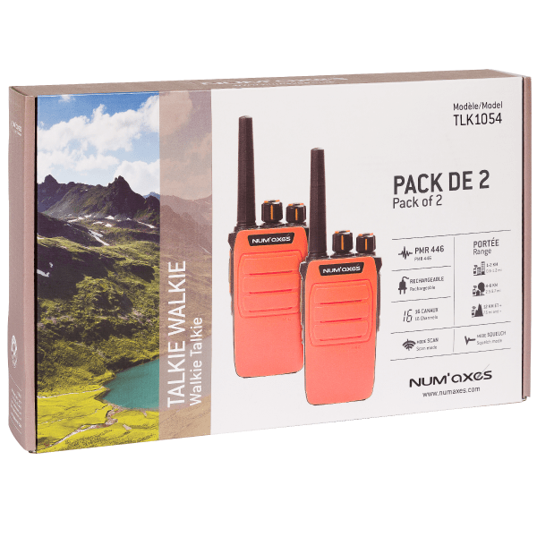 NUM´AXES TLK1054 Walkie Talkie adóvevő modell, piros