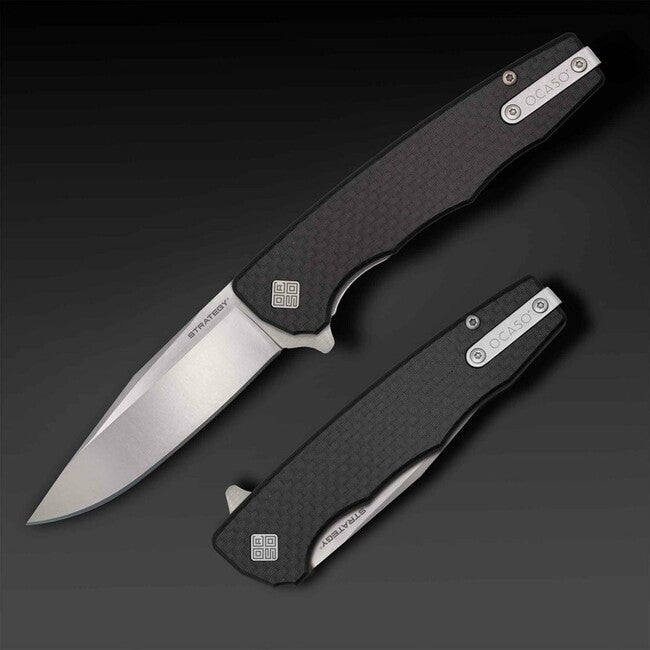 OCASO Strategy összecsukható kés Carbon Fiber/G-10