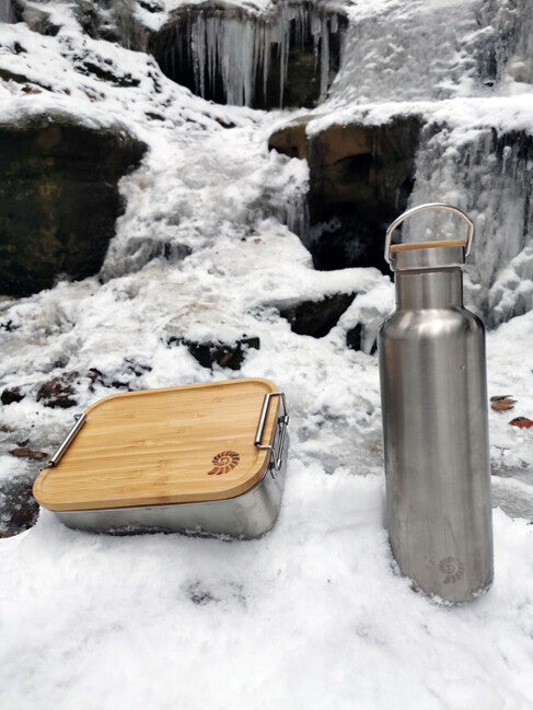 Origin Outdoors Bamboo-Clip ebéddoboz rozsdamentes acélból 1,2 l
