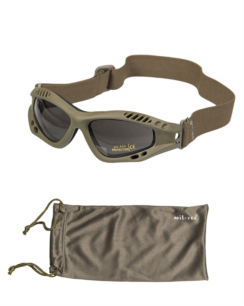 Mil-Tec COMMANDO AIR szemüveg, smoke