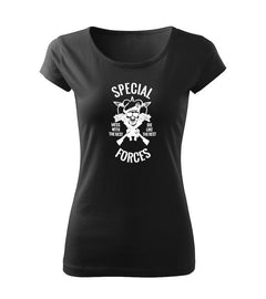 DRAGOWA női póló special forces 150 g/m², fekete