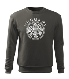 DRAGOWA férfi pulóver Hungary 300 g/m², szürke