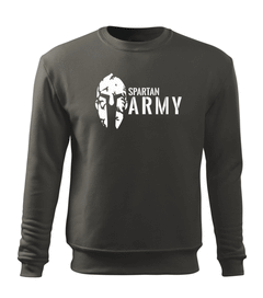 DRAGOWA férfi Spartan army pulóver 300 g/m², szürke