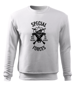 DRAGOWA férfi special forces pulóver 300 g/m², fehér