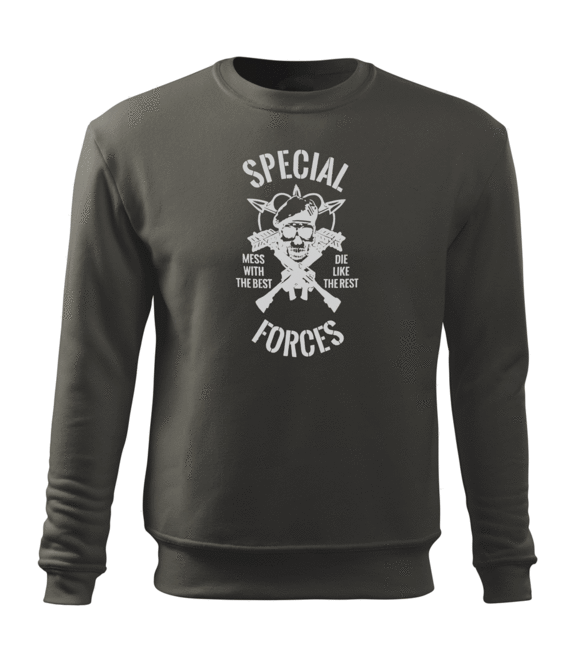 DRAGOWA férfi special forces pulóver 300 g/m², szürke