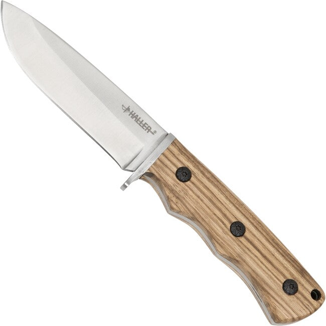 Haller Outdoor fix pengéjű kés Zebraholz 83302