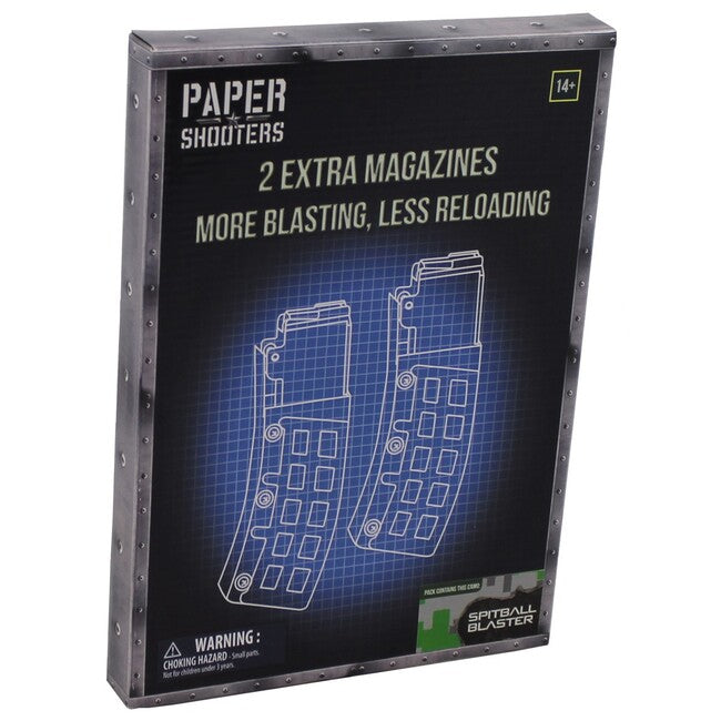 PAPER SHOOTERS Green Spit tartalék tárak, 2 db