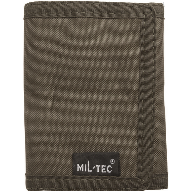 Mil-Tec tépőzáras pénztárca, olívazöld