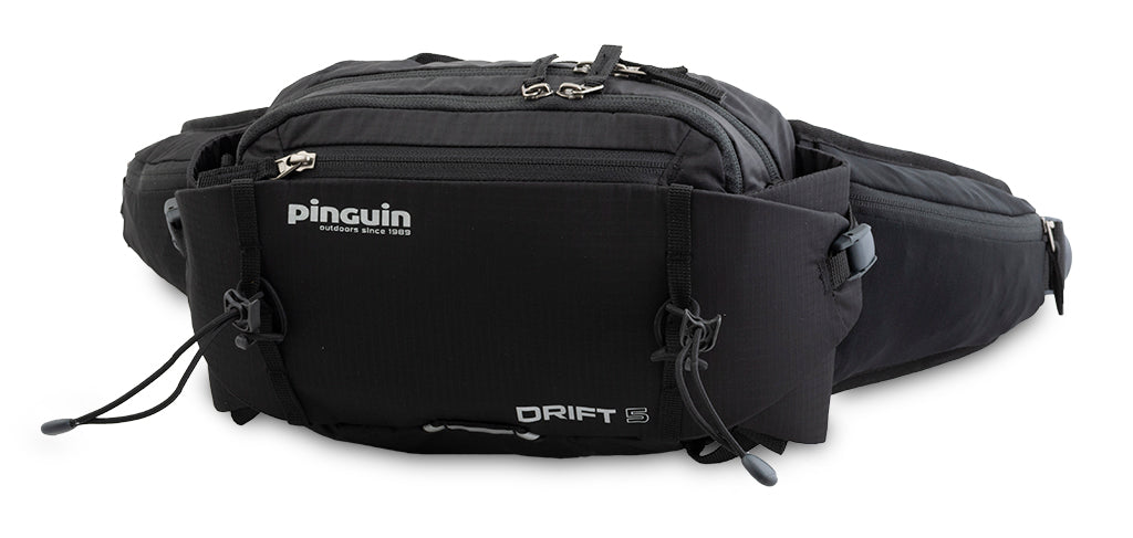 Pinguin Drift 5 övtáska Nylon, 5 L, fekete