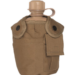 Mil-Tec US tábori kulacs ALU tálkával Coyote, 1l