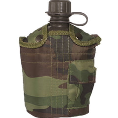 Mil-Tec US kulacs 1l ALU tálkával, woodland
