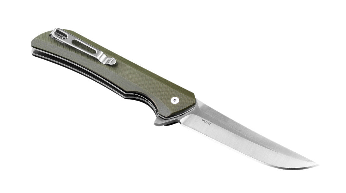 Ruike Hussar P121 kés, zöld