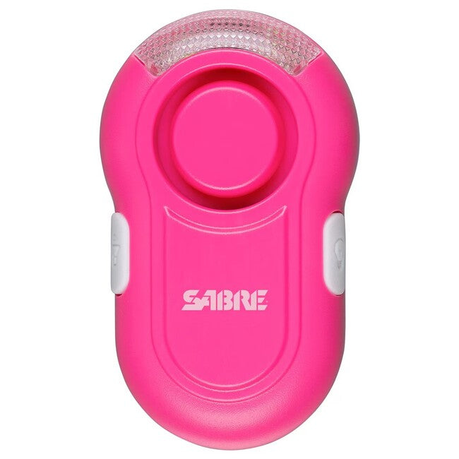 SABRE RED Clip-On LED személyi riasztó 120db, rózsaszín