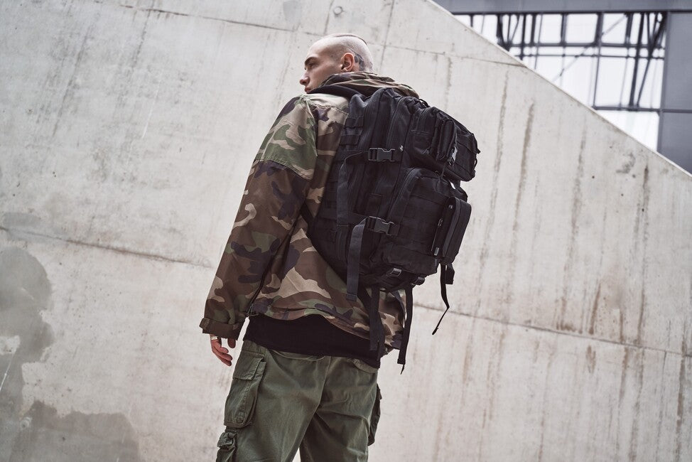 Brandit US Cooper Large hátizsák, flecktarn, 40L