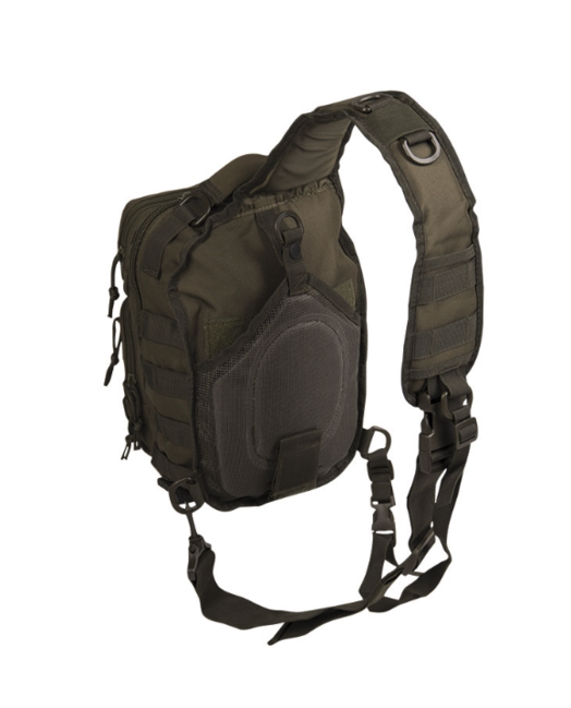 Mil-Tec Assault small egyvállas hátizsák, olívazöld, 10L