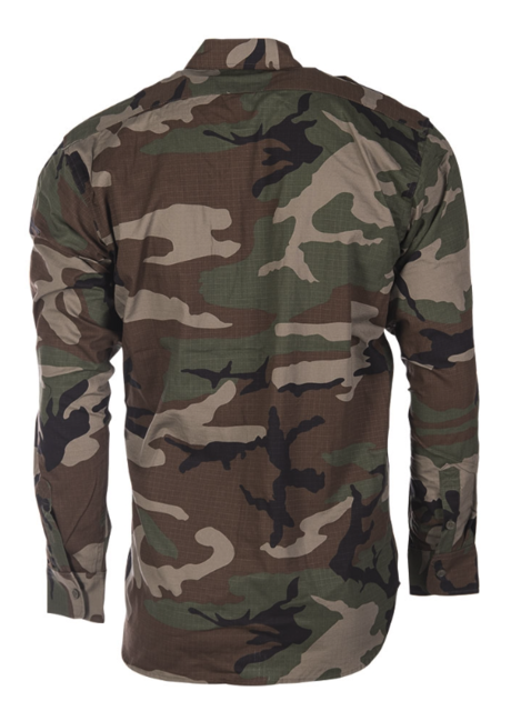 Mil-Tec Ripstop hosszú ujjú ing, Woodland