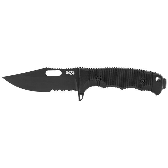 SOG SEAL FX fix pengéjű kés Partially Serrated