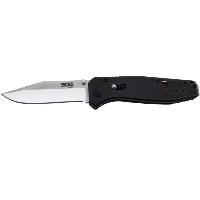 SOG FLARE összecsukható kés Satin, STRAIGHT
