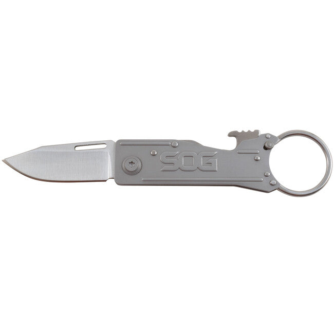 SOG KEYTRON összecsukható kés - Satin, STRAIGHT