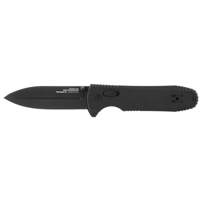 SOG Pentagon XR összecsukható kés, Blackout