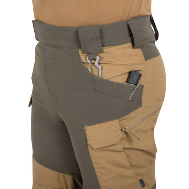 Helikon-Tex Hybrid Outback nadrág DuraCanvas, taiga green/fekete