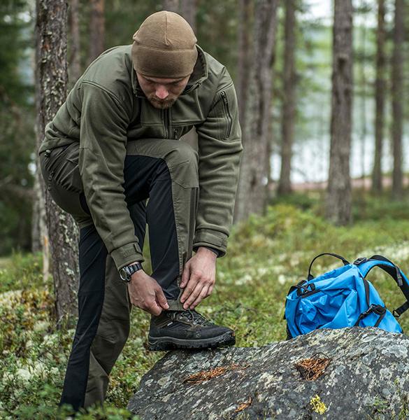 Helikon-Tex Hybrid Outback nadrág DuraCanvas, hamuszürke/fekete