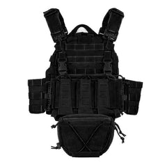 DRAGOWA Tactical Raven taktikai mellény, fekete