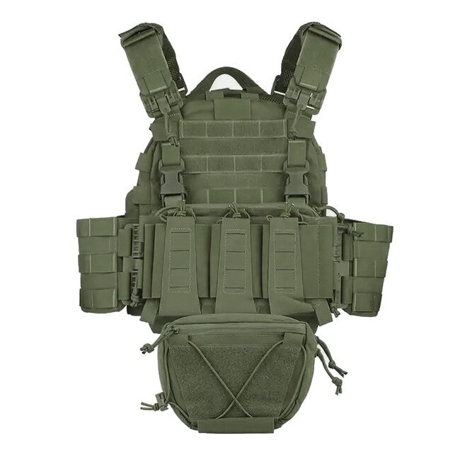 DRAGOWA Tactical Raven taktikai mellény, olívazöld