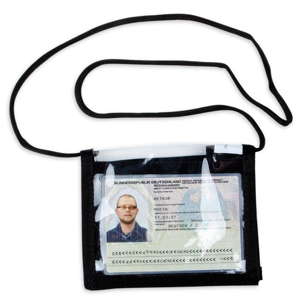 Tasmanian Tiger ID Holder nyaktok, fekete