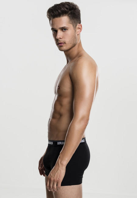 Urban Classics férfi boxeralsó 2-PACK, fekete