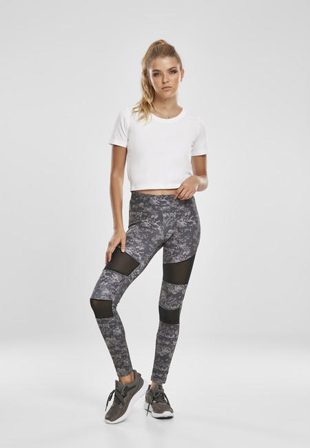Urban Classics Tech Mesh női leggings, Dark digital camo