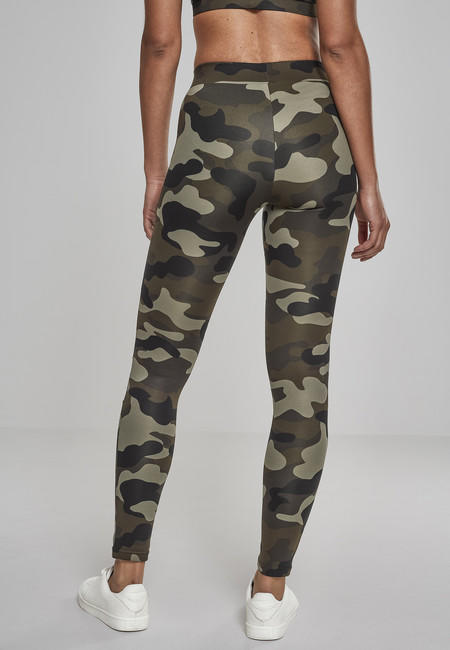 Urban Classics Tech Mesh női leggings, Woodcamo