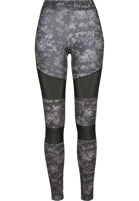 Urban Classics Tech Mesh női leggings, Dark digital camo