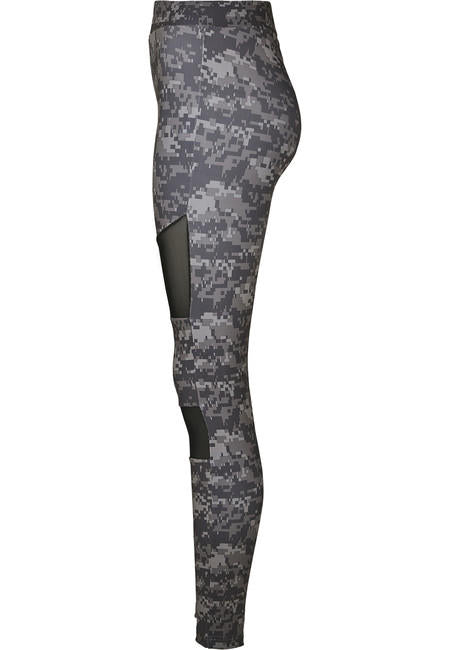 Urban Classics Tech Mesh női leggings, Dark digital camo