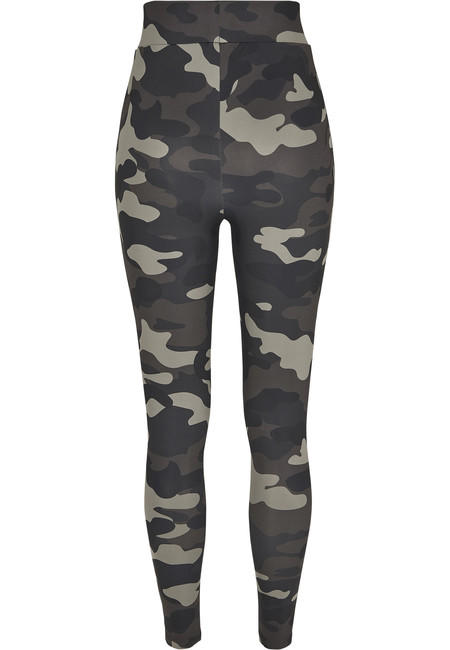 Urban Classics Camo Tech női leggings, dark camo
