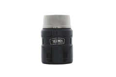 Thermos King élelmiszer tároló kanállal, sötétkék, 0,47 l