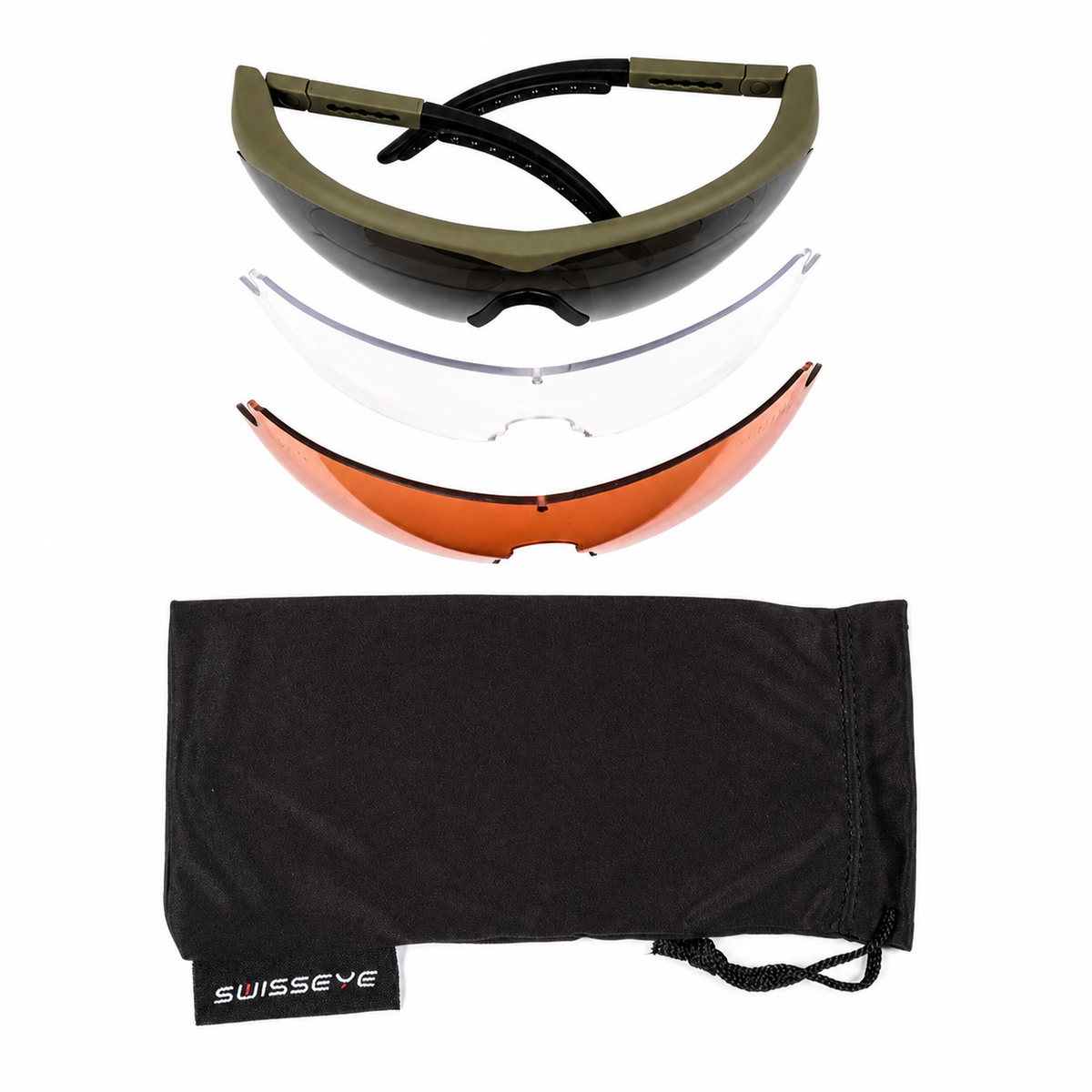 SWISS Eye® RAPTOR taktikai védőszemüveg, olívazöld