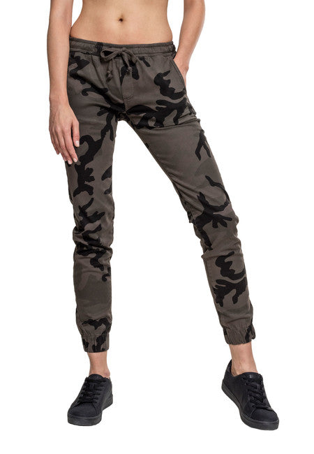 Urban Classics női melegítő nadrág, Dark camo