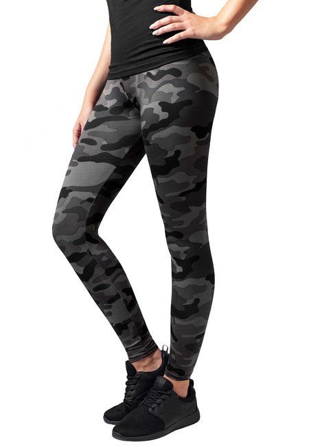 Urban Classics női leggings, Dark camo
