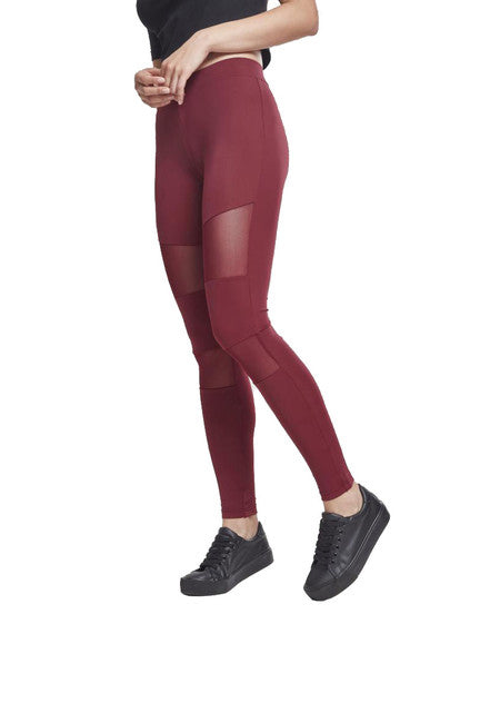 Urban Classics Tech Mesh női leggings, port