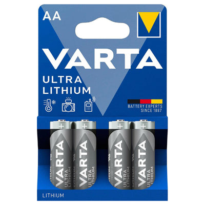 Varta Ultra Lithium AA / Mignon elem, 4 db