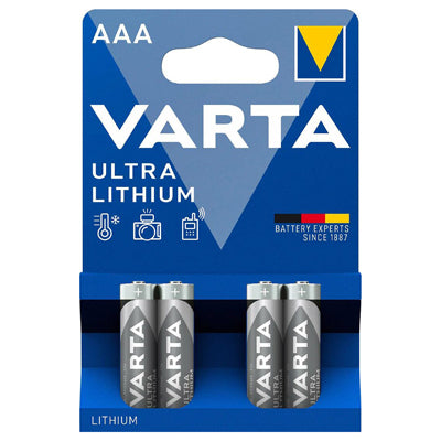 Varta Ultra Lithium AAA / Micro elem, 4 db
