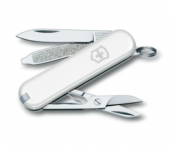 Victorinox Classic SD White multifunkciós kés, fehér, 7 funkció, bliszter